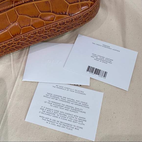 By Far Miranda Tan Croco Embossed Leather - Picture 7 of 7